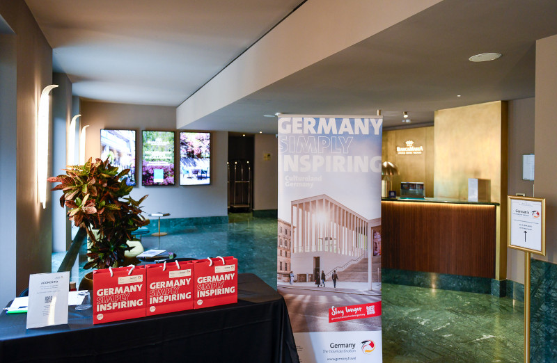 Germany Travel press conference on a rooftop venue in Milan - 0