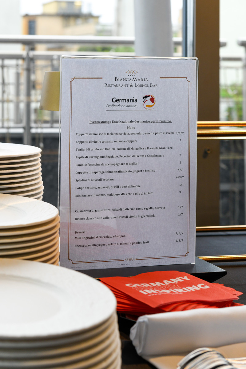 Germany Travel press conference on a rooftop venue in Milan - 14