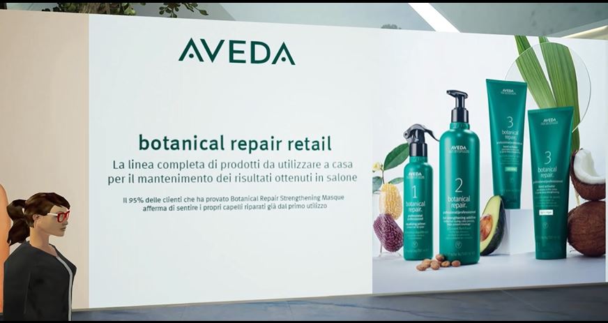 Virtual event for Aveda - 2