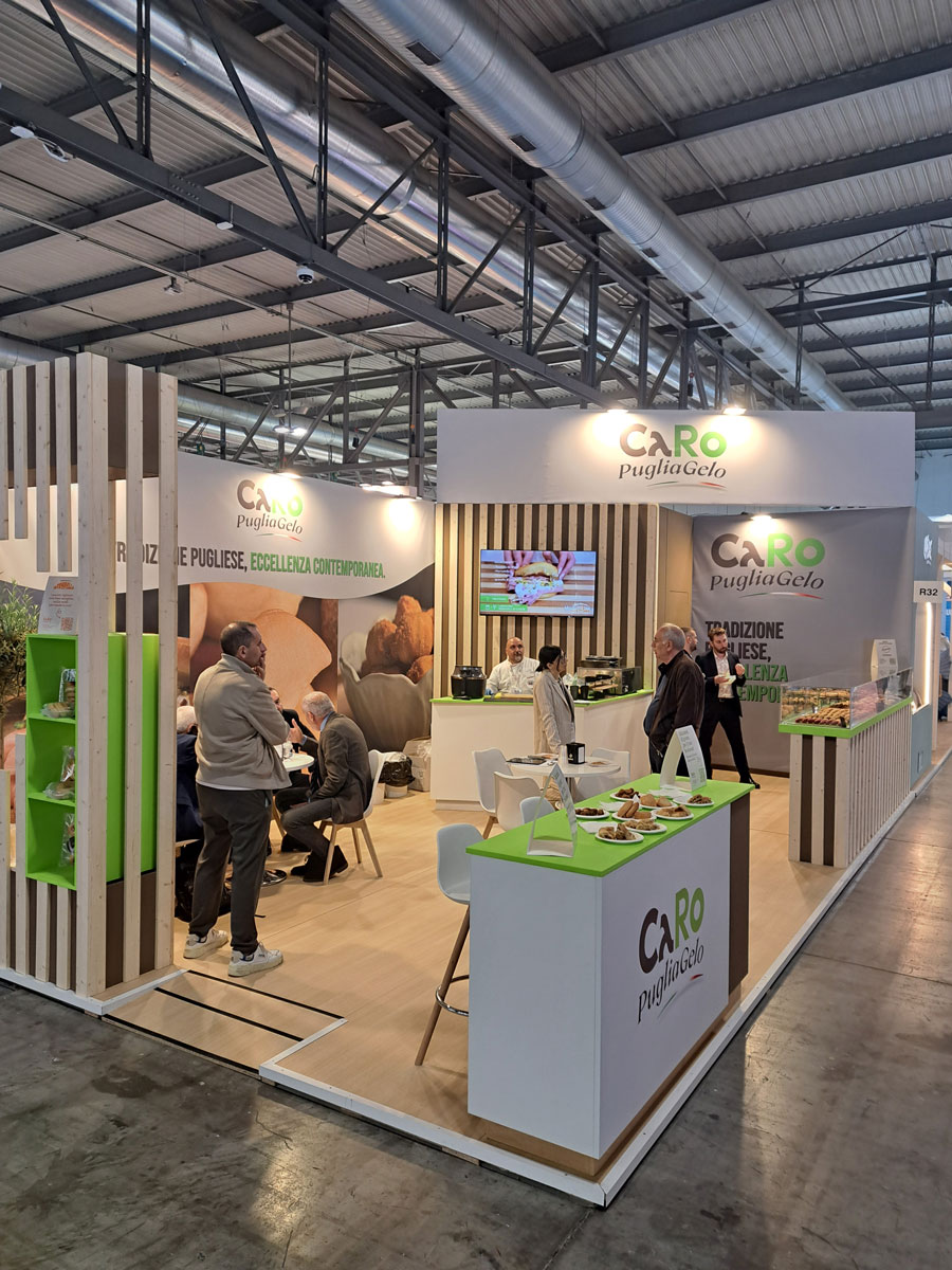 Trade show booth design for Caro Puglia Gelo at Fiera Milano - 6