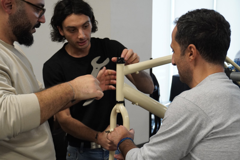 Bike building in Milan for Prima Assicurazioni - 1