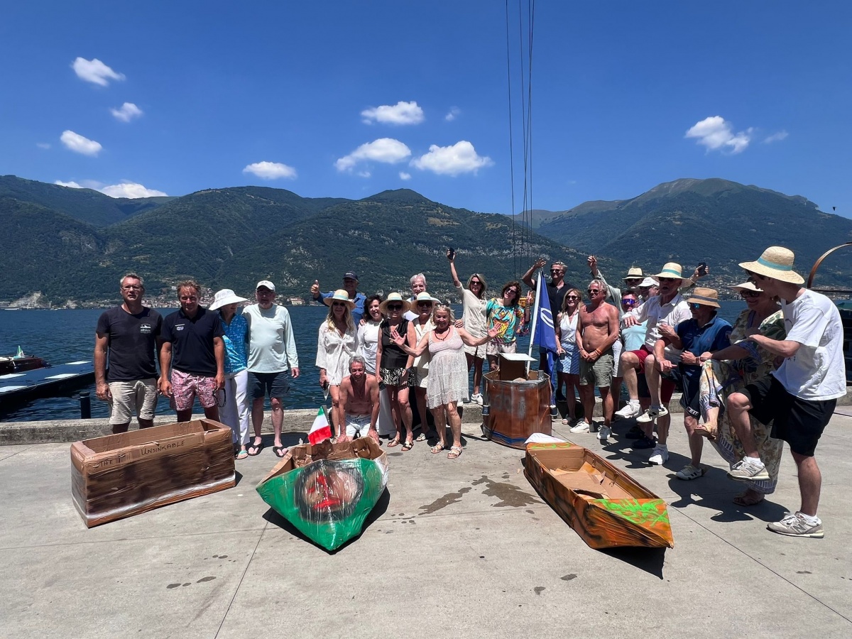 Yacht Club Eriolario's lakeside experience to remember: Carton Boat Challenge - 1