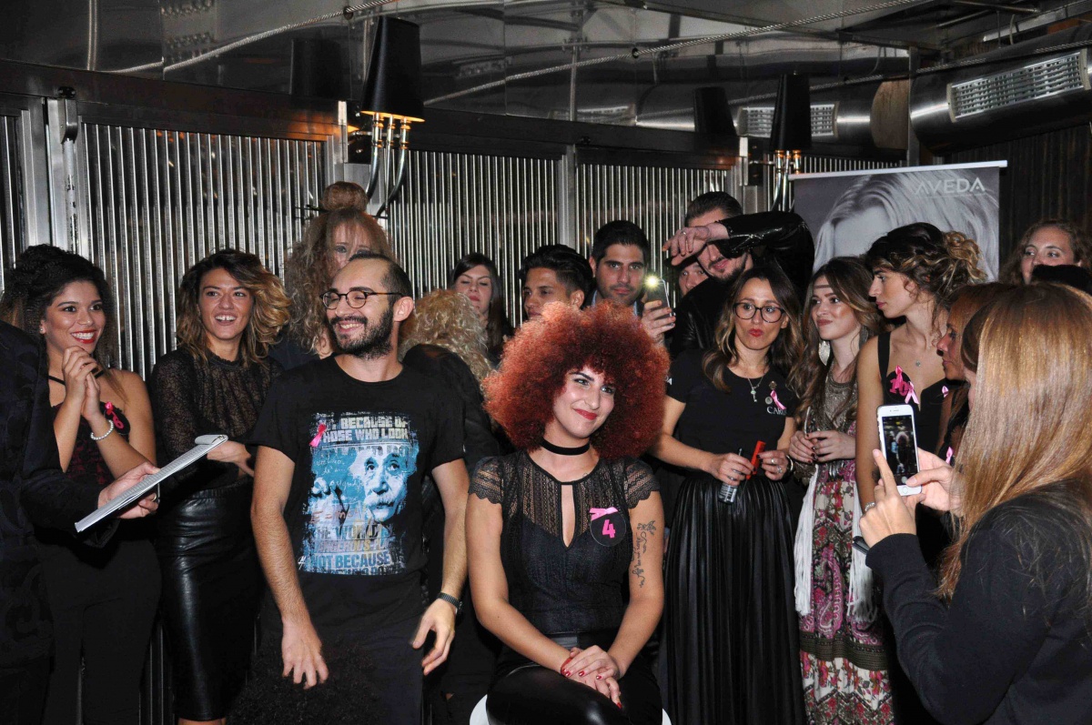 First contest of a promotional tour among Aveda's hair salons - 42
