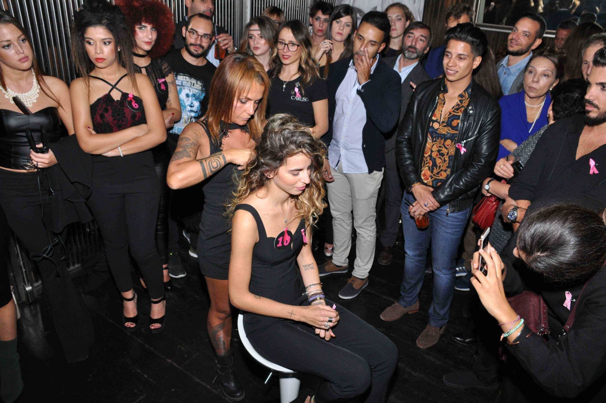 First contest of a promotional tour among Aveda's hair salons - 41