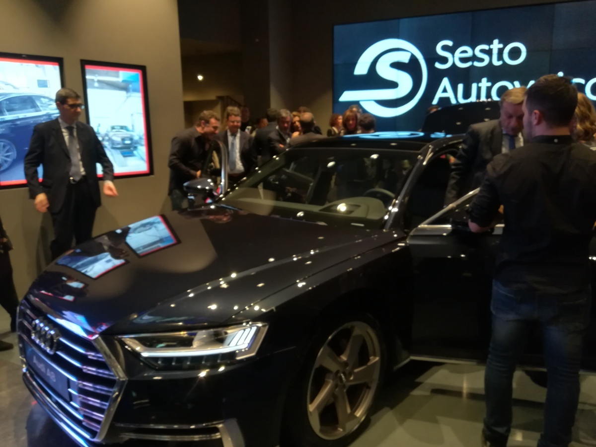 Sesto Autoveicoli: launch of the new Audi A8 - 8