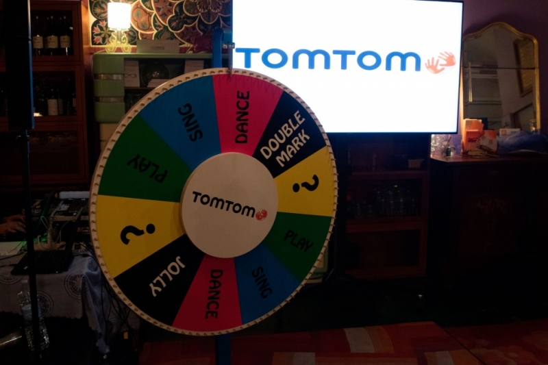 Smart Eventi: Team building "The Wheel of Fortune" during Tom Tom's Christmas business dinner - 10