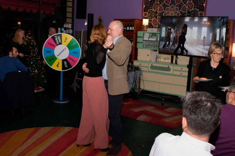 Smart Eventi: Team building "The Wheel of Fortune" during Tom Tom's Christmas business dinner - 27