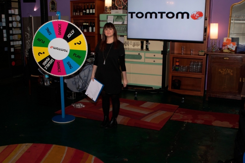 Smart Eventi: Team building "The Wheel of Fortune" during Tom Tom's Christmas business dinner - 2