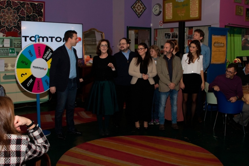 Smart Eventi: Team building "The Wheel of Fortune" during Tom Tom's Christmas business dinner - 19