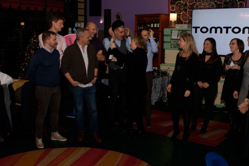 Smart Eventi: Team building "The Wheel of Fortune" during Tom Tom's Christmas business dinner - 34