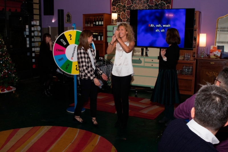 Smart Eventi: Team building "The Wheel of Fortune" during Tom Tom's Christmas business dinner - 31