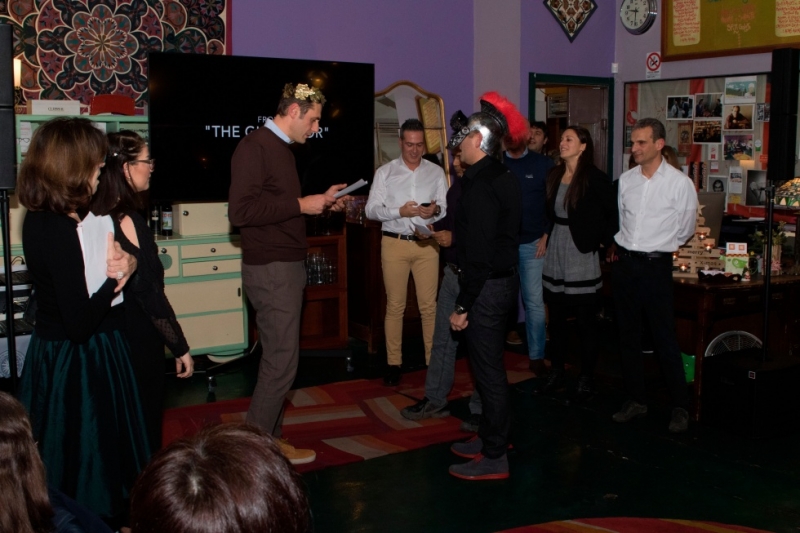 Smart Eventi: Team building "The Wheel of Fortune" during Tom Tom's Christmas business dinner - 22