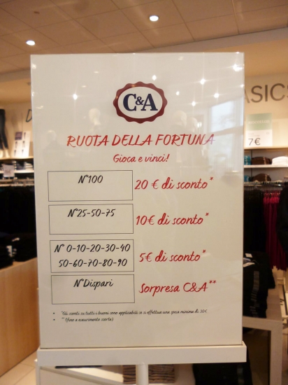 Opening new store C&A - 5