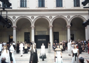 We organised Mario Dice's Fashion Show during September Milan Fashion Week