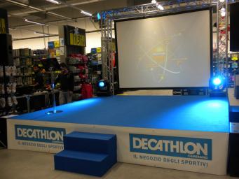 We have organized an event to complete the well-known sports brand Decathlon